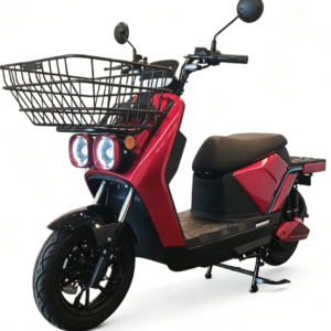 Retro-Modern Scooter with Basket YP-M222