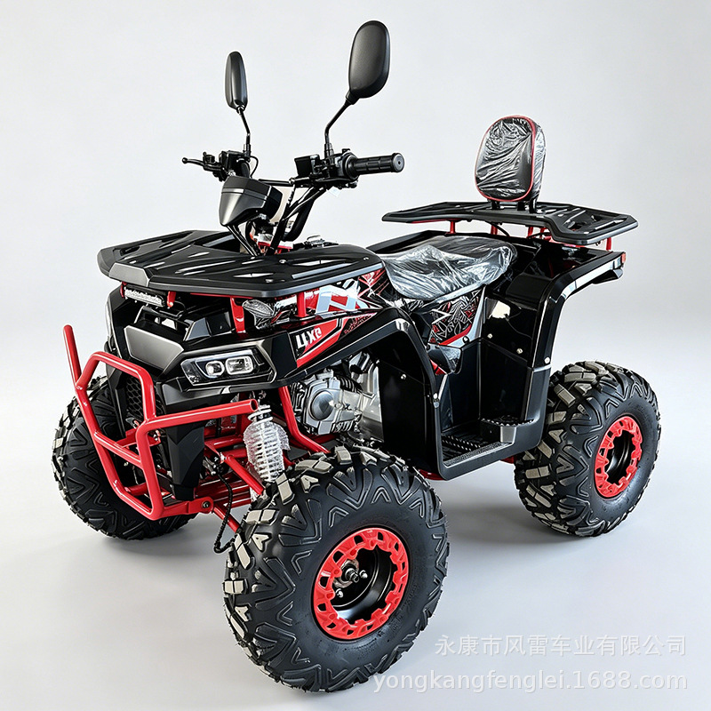 Electric Sport ATV Black Red - Image 2