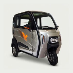 Electric Tricycle Enclosed Two Seater Champagne