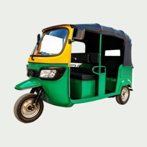 Electric Tricycle Tuk Tuk Green Yellow